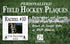 Field Hockey Award Recognition Plaque - Senior Season Year End Gift, Coach or MVP Solid Wood