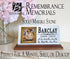Broad Bay Pet Picture Memorial for Shelf or Mantel  - Solid Marble - 4" x 8" If Love Could Have Saved You