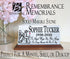 Loved One Memorial Stone Plaque for Shelf or Mantel Loved One Remembrance Sign