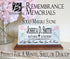 Loved One Memorial Plaque for Shelf or Mantel Sign