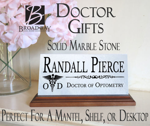 Optometrist Desk Nameplate - Doctor Of Optometry School Graduation Gift