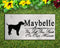 Airedale Terrier Memorial Stone PERSONALIZED Dog Garden Plaque Rock Grave Marker