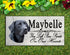 PERSONALIZED Lab Memorial Stone Dog Grave Marker Pet Black Labrador Garden Plaque