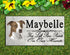 Pit Bull Memorial Stone Dog Grave Marker Pittie Garden Plaque