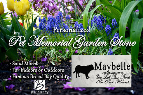 Spanish Mastiff Memorial Stone Personalized Dog Garden Plaque Marker Outdoor or Indoor