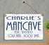 Man Cave Sign Personalized Decoration Customized With Name For Dad, Son, or Husband