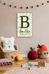 Child's Monogram Name Sign Nursery or Bedroom Wall Art