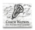 Personalized Coach Gift Plaque Signable  SELECT YOUR SPORT
