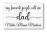 My Favorite People Call Me Dad Sign Personalized With Kids Names
