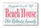 Custom Beach House Sign Personalized Coastal Décor