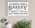 Custom Bakery Kitchen Sign Personalized Farmhouse Wall Decor