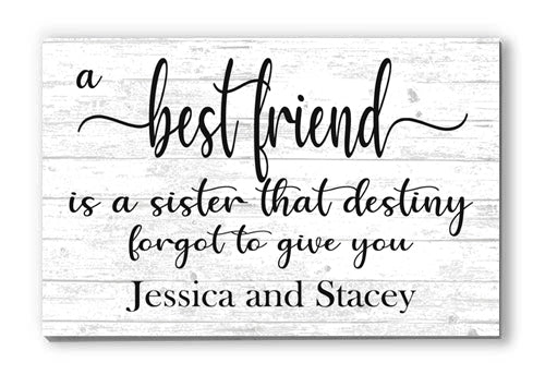 Best Friend Gift Idea Custom and Personalized for Friend, Sister, Bridesmaid, Maid of Honor