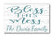 Personalized Bless This Mess Sign Funny Farmhouse Décor
