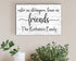 Personalized Welcome Sign Farmhouse Décor