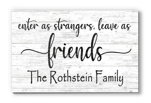 Personalized Welcome Sign Farmhouse Décor