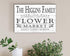 Vintage Flower Market Sign PERSONALIZED Custom Farmhouse Style Home Décor