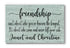 Friend Gift Sign - Custom Friendship Wooden Sign