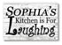 PERSONALIZED Kitchen Sign Kitchen is for Laughing