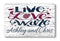 Wine Lover Sign Gift Personalized Live Love Wine Sign for Kitchen or Home