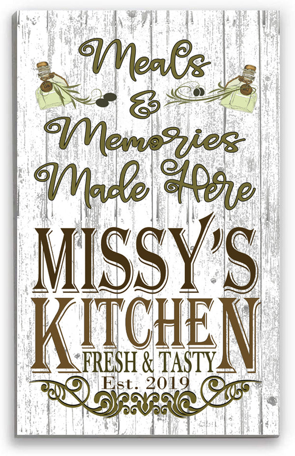 Personalized Kitchen Signs Custom