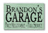 Personalized Garage Man Cave Sign
