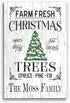 Personalized Fresh Christmas Trees Holiday Sign CUSTOM