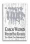 Cheerleader Coach Gift Customized Cheer Coaches SIGNABLE Plaque