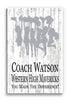 Cheerleader Coach Gift Customized Cheer Coaches SIGNABLE Plaque