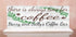 Always Time For Coffee Sign - Personalized Custom Name Coffee Theme Gift Solid Wood