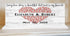 Anniversary or Wedding Gift Sign - Personalized with Custom Names and Date