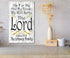 As For Me And My House We Will Serve The Lord - Personalized Large Wood Sign