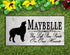 Australian Shepherd Memorial Stone - Custom Personalized Marble Marker