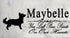 Australian Terrier Memorial Stone - Custom Personalized Marble Grave Marker