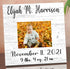 Baby Wood Photo Plaque - Personalized New Birth Keepsake with Your Printed Picture