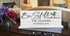 Be Still and Know Sign - Personalized Family Name with Established Date Mantel Decor