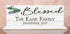 Blessed Family Sign - Personalized with Established Date for Mantel or Shelf