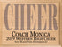 Cheer Coach Gift Plaque For Great Cheerleading Team Coaches