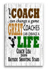 Personalized Cheer Coach Gift Plaque - Custom Wood Award for Cheerleading Coaches