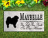 Chow Chow Memorial Stone - Custom Personalized Marble Grave Marker