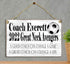 Coach Gift Plaque Personalized for Coaches