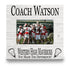 Coach Gift Plaque UPLOAD Your Photo - SELECT YOUR SPORT -