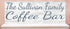 Coffee Bar Sign Personalized Custom Name
