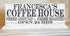 Coffee House Open 24 Hours Sign - Personalized Custom Name Coffee Bar Solid Wood