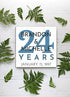 Anniversary Gift Sign by Year - Personalized with Name and Year for Husband Wife or Couple