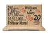 Personalized Anniversary Gift Plaque by Year - Custom Solid Wood Wedding Anniversary Gift