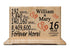 Personalized Anniversary Gift Plaque by Year - Custom Solid Wood Wedding Anniversary Gift