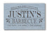 Custom Barbecue Sign - Personalized with Name for Backyard or Patio Decor