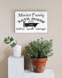 Bathroom Sign - Personalized Custom Family Name Vintage Bath House Design