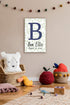 Personalized Monogram Name Sign - Custom Boho Nursery or Child's Room Wall Art