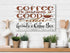 Coffee Bar Sign - Personalized Custom Name Kitchen Decor